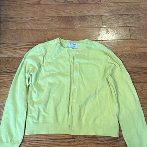 Old Navy Women's Light Green Cardigan Sweater